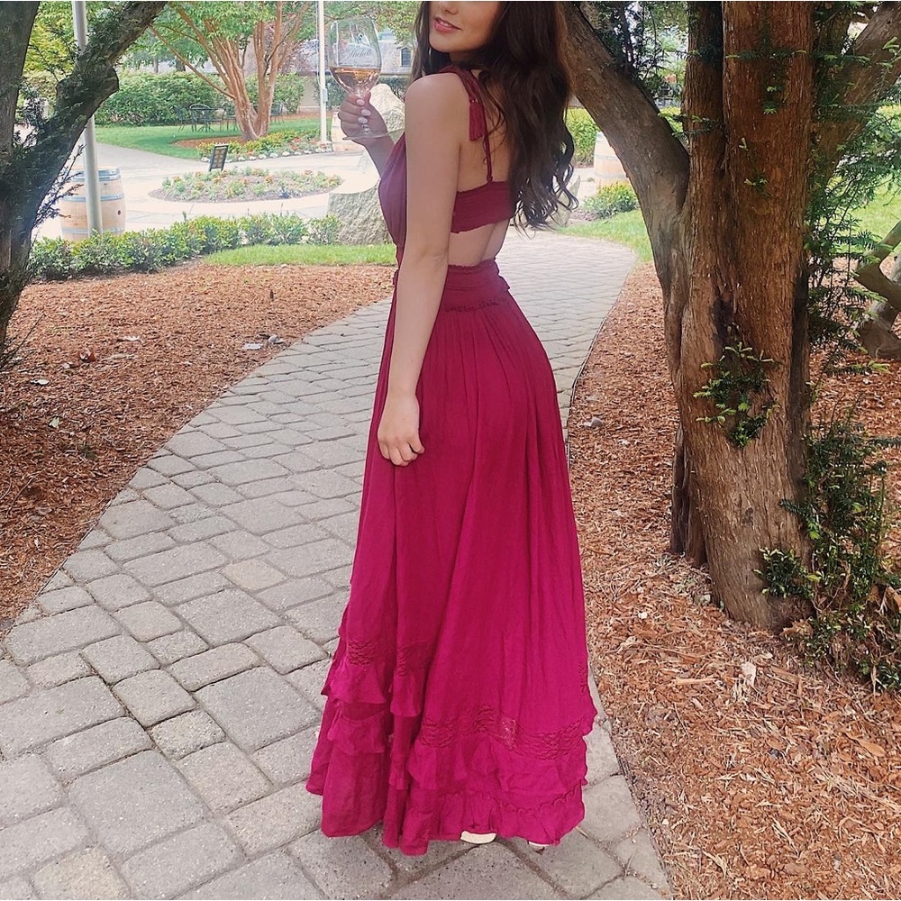 Free People Santa Maria Maxi Dress size small